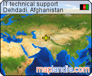 IT technical support satellite map