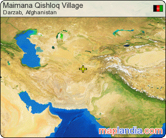 Maimana Qishloq Village satellite map