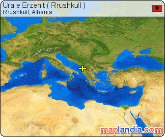 Ura e Erzenit ( Rrushkull ) satellite map