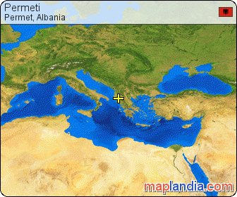Permeti satellite map