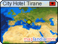 City Hotel Tirane satellite map
