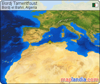 Bordj Tamentfoust satellite map