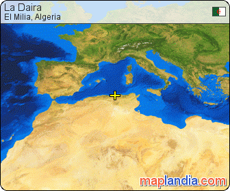 La Daira satellite map