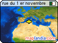 rue du 1 er novembre satellite map