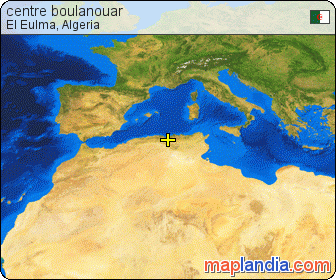 centre boulanouar satellite map