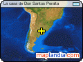 La casa de Don Santos Peralta satellite map