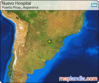 Nuevo Hospital satellite map