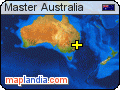 Master Australia satellite map
