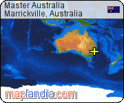 Master Australia satellite map