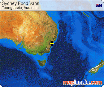 Sydney Food Vans satellite map