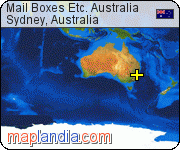 Mail Boxes Etc. Australia satellite map