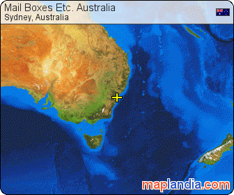 Mail Boxes Etc. Australia satellite map