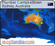 Plumber Campbelltown satellite map