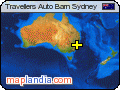 Travellers Auto Barn Sydney satellite map