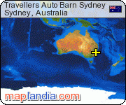 Travellers Auto Barn Sydney satellite map