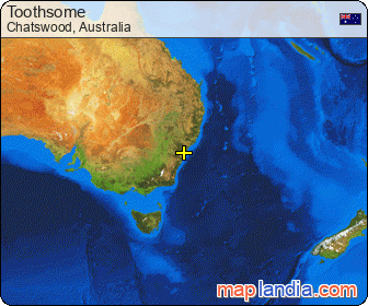 Toothsome satellite map