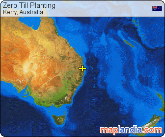 Zero Till Planting satellite map
