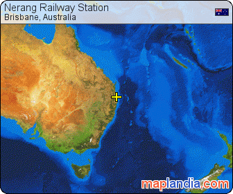 Nerang Railway Station satellite map