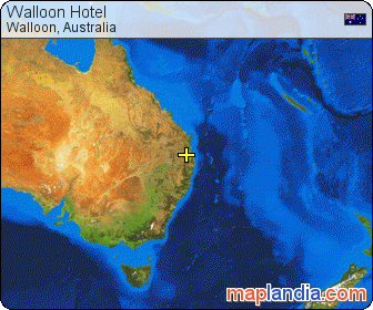 Walloon Hotel satellite map