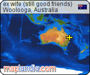 ex wife (still good friends) satellite map