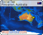 Social Tap satellite map