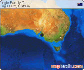 Ingle Family Dental satellite map