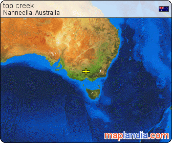 top creek satellite map