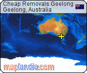 Cheap Removals Geelong satellite map