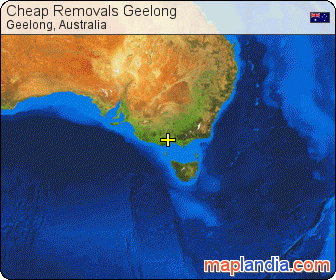 Cheap Removals Geelong satellite map