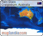 Twin Glaze satellite map