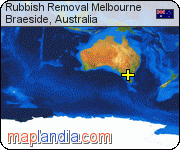 Rubbish Removal Melbourne satellite map