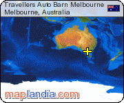 Travellers Auto Barn Melbourne satellite map