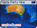 Harts Party Hire satellite map