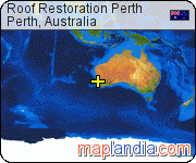 Roof Restoration Perth satellite map