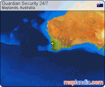 Guardian Security 24/7 satellite map