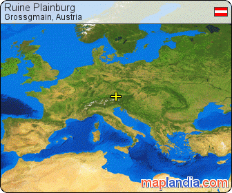 Ruine Plainburg satellite map