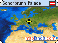 Schönbrunn Palace satellite map