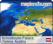Schönbrunn Palace satellite map