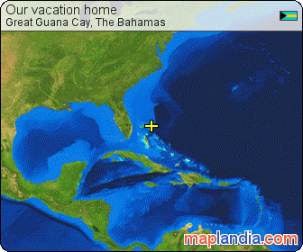 Our vacation home satellite map