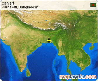 calvart satellite map