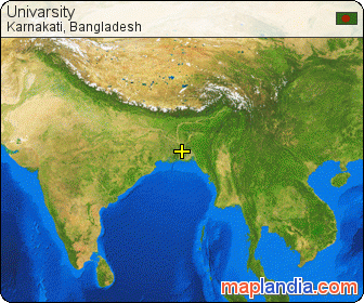 Univarsity satellite map