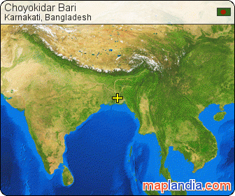 Choyokidar Bari satellite map