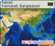 kalvart satellite map
