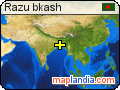 Razu bkash  satellite map