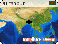 sultanpur satellite map