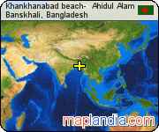 Khankhanabad beach-  Ahidul Alam satellite map