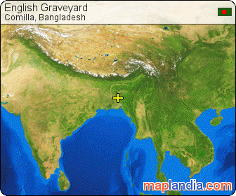 English Graveyard satellite map
