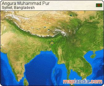 Angura Muhammad Pur  satellite map