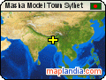 Masha Model Town Sylhet satellite map