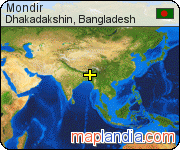 Mondir satellite map